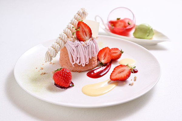 春色スイーツプレート 桜生シフォン～春の訪れを感じて〜